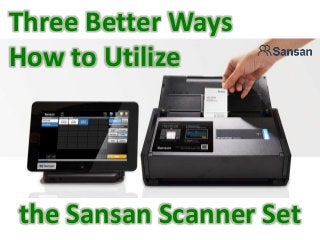 Three Better Ways
How to Utilize
the Sansan Scanner Set
 