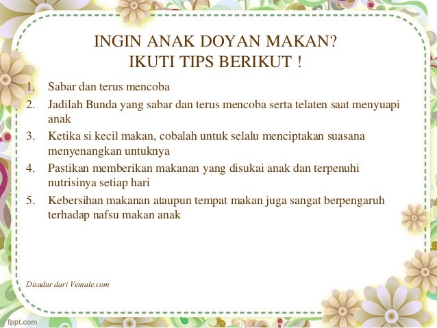 Tips siasati anak susah makan2