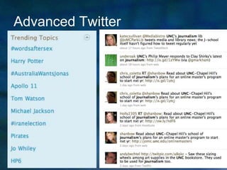 Advanced Twitter