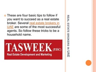 Tips To Become A Successful Real Estate Agent Pptx