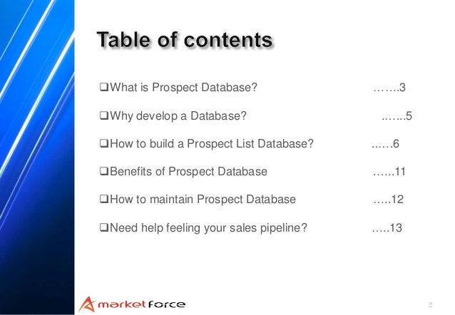 Tips To Build And Maintain Prospect Database