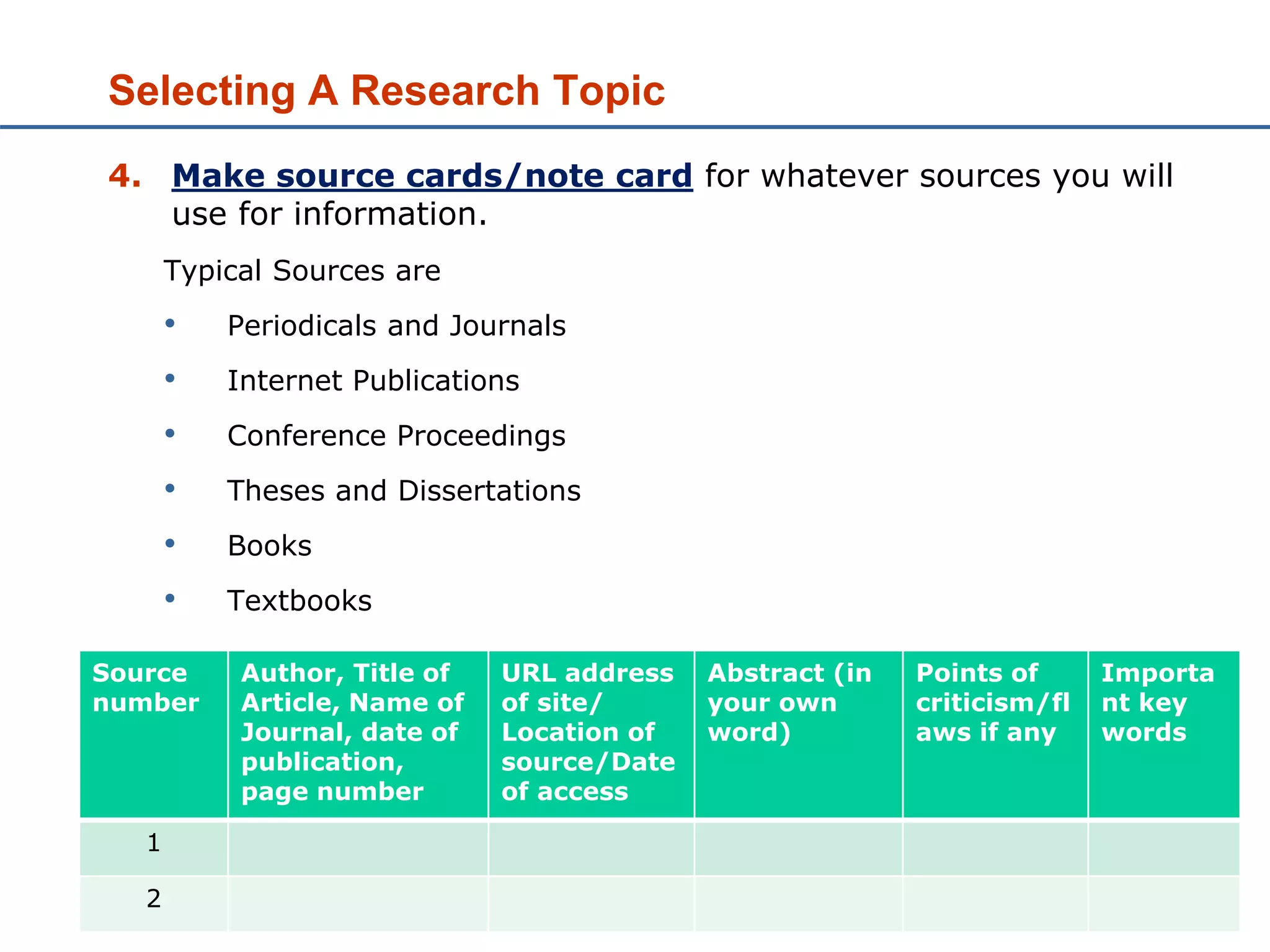 How to carry out research work : Tips for beginners | PDF