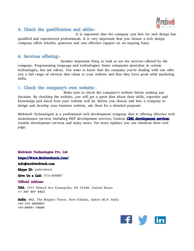 mobi web development