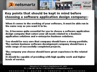 Tips to choose a software application design company