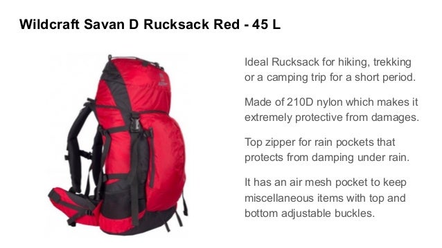wildcraft 10l backpack
