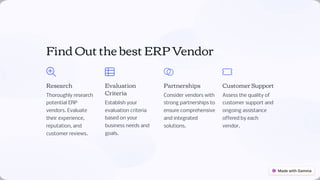 7 Tips to Choose the Right ERP Software for Your Business in 2024 | PPT