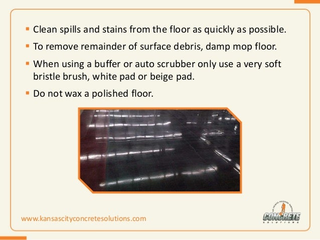 Tips To Clean And Maintain Polished Concrete Floor