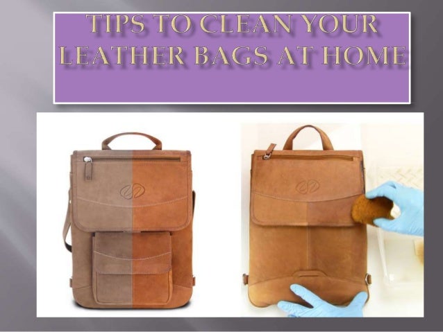 how to clean a leather backpack
