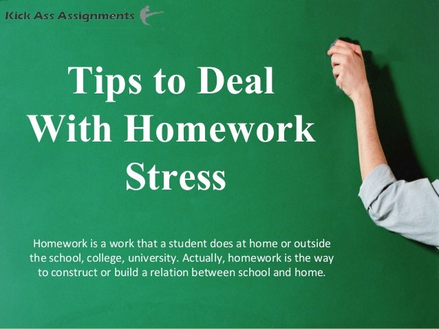 how to deal with homework anxiety