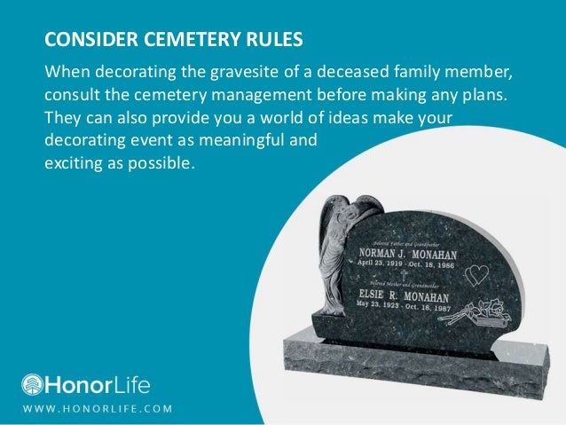 Tips To Decorate Headstone On All Soul S Day