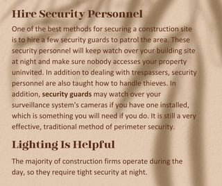Tips to Ensure Security For Construction Sites.pdf