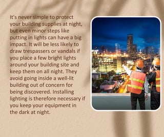 Tips to Ensure Security For Construction Sites.pdf
