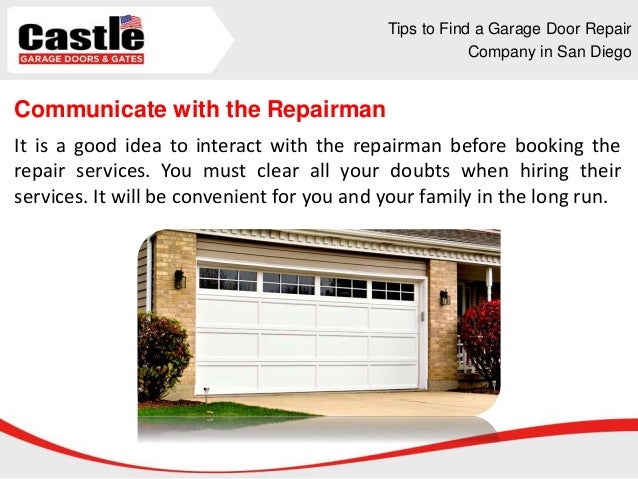 Tips To Find A Garage Door Repair Company In San Diego