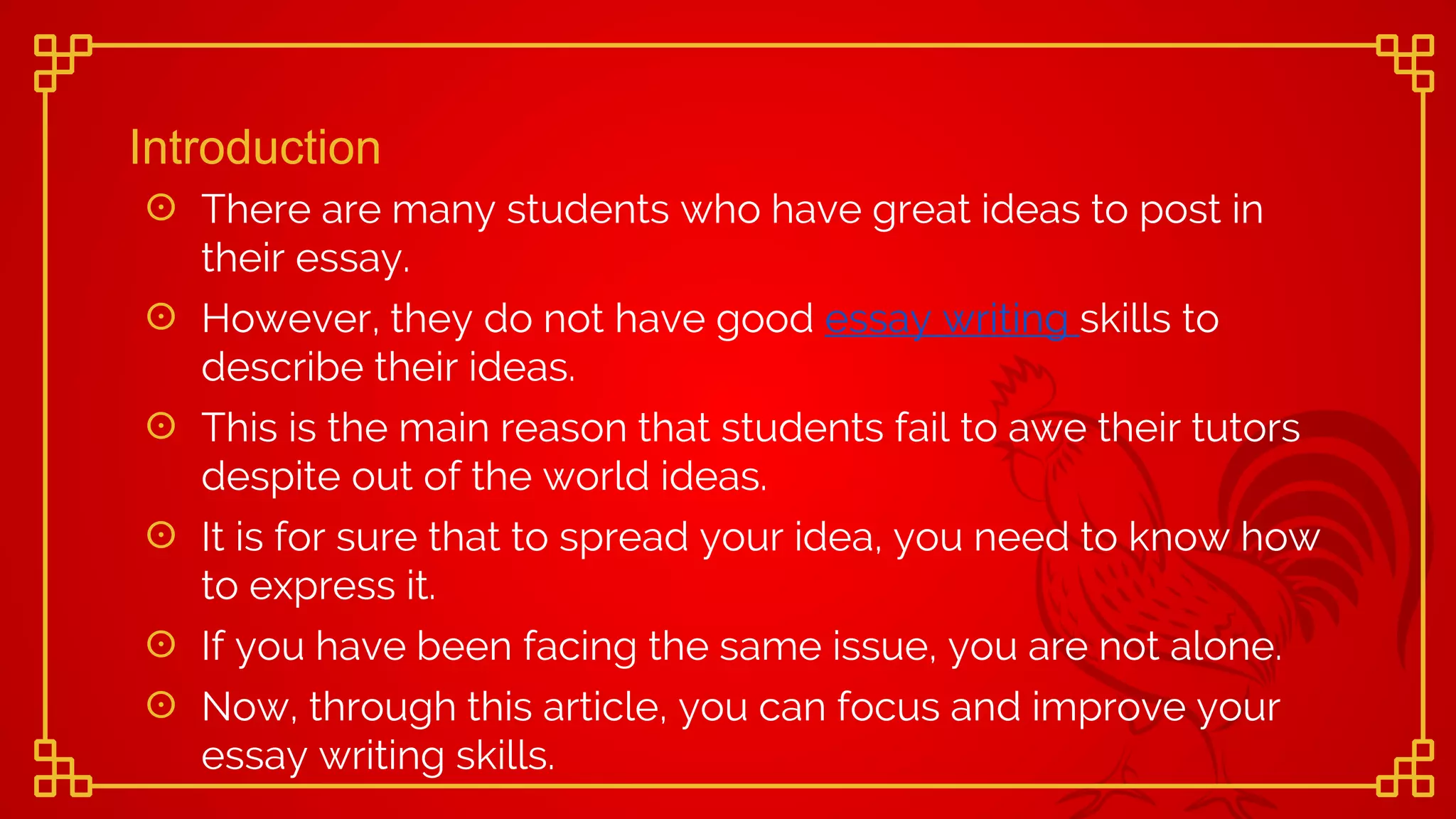 Tips to improve your essay writing skills | PPTX