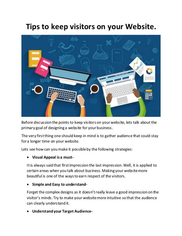 Tips To Keep Visitors On Your Website Tips To Keep Visitors On Your Website