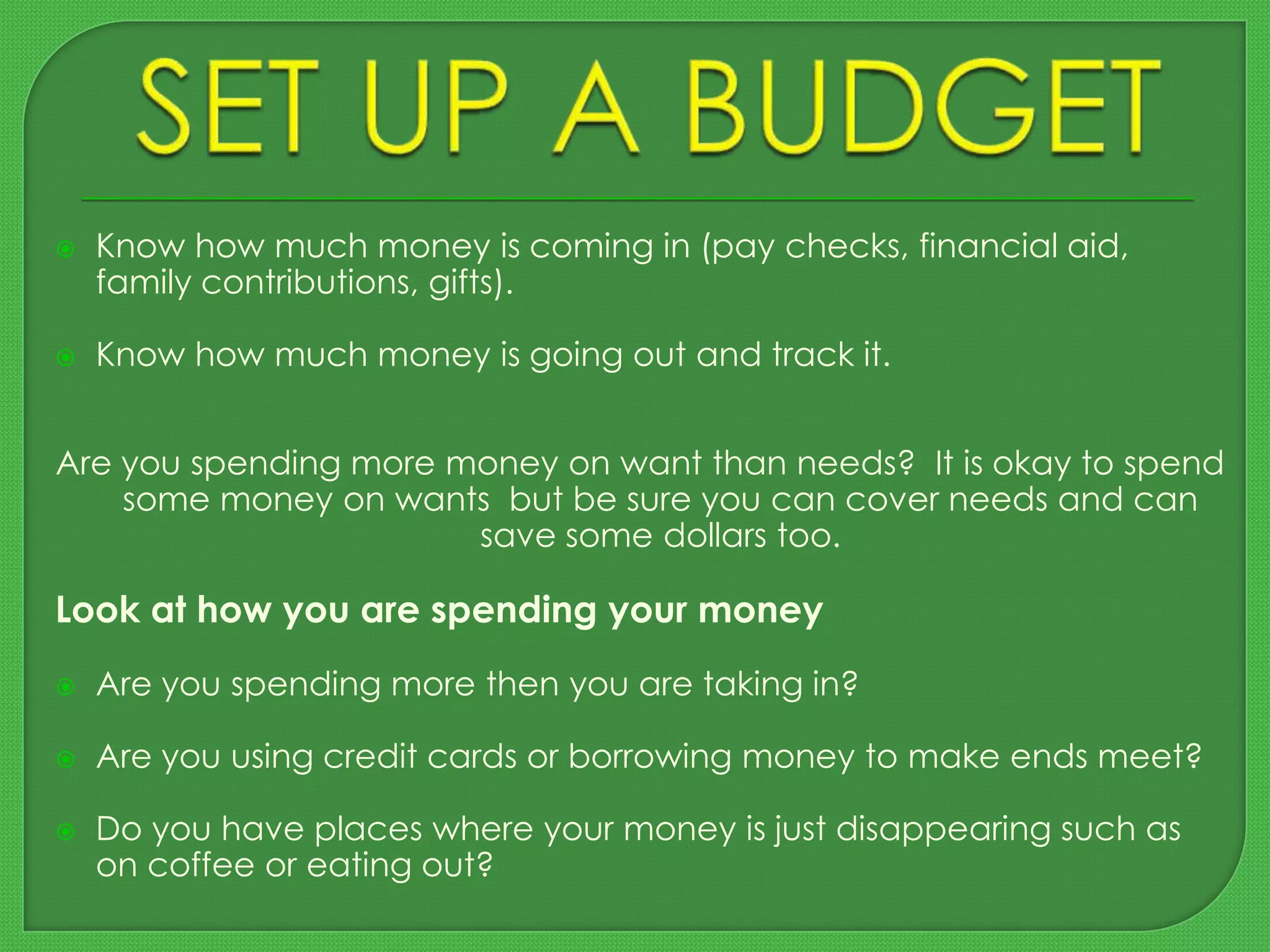 Tips To Manage Your Money | PPTX