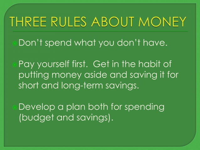 Tips To Manage Your Money Pptx Credit Cards Personal Debt