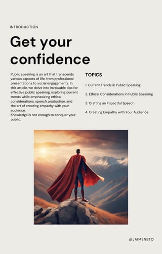 TIPS to Master Public Speaking - including youtube and podcasts - free ...