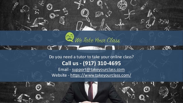 We take your online class