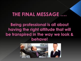 TIPS FOR ON STAGE PRESENTATION FOR EXECUTIVES AND PROFESSIONALS