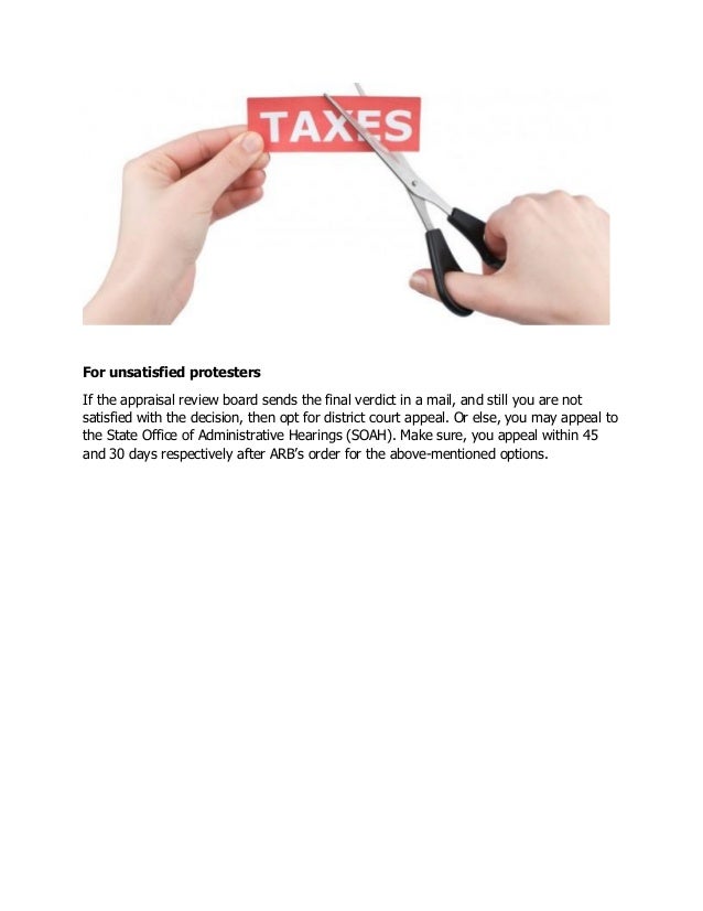 Tips to protest your property taxes