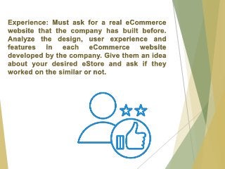 Tips to remember when hiring an e commerce developer