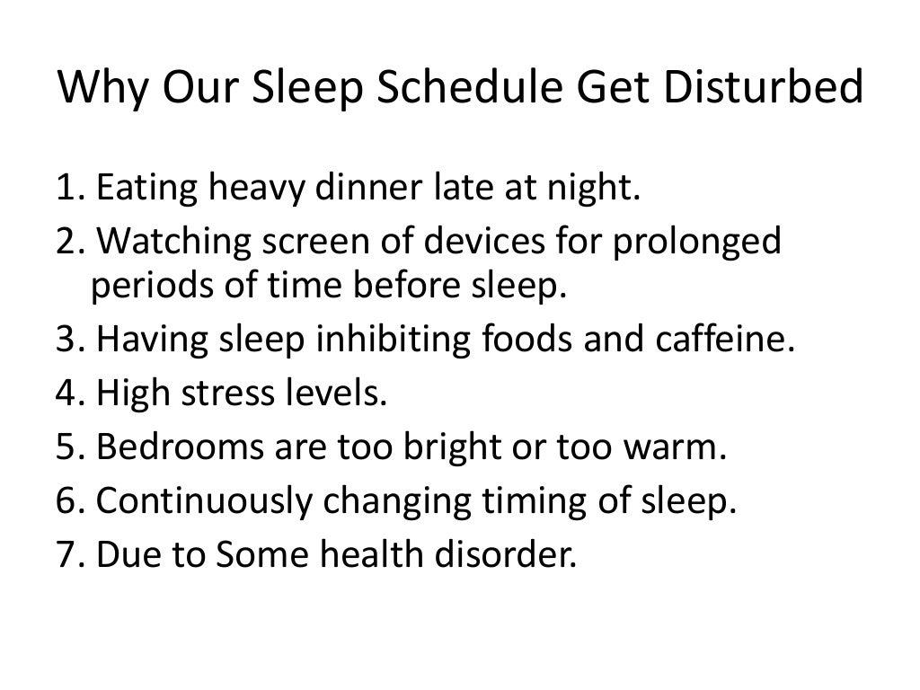 Tips to resetting your sleep schedule