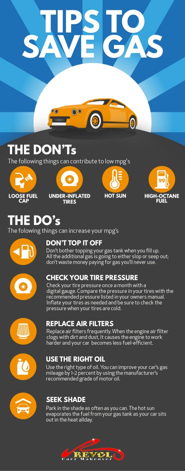 Tips to save gas Tips to save gas