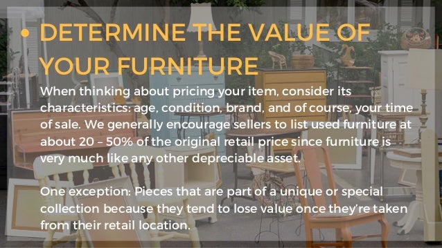 Tips To Sell Your Used Furniture Online Fast