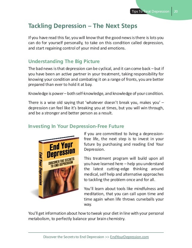 The 1 Way To Treat Depression