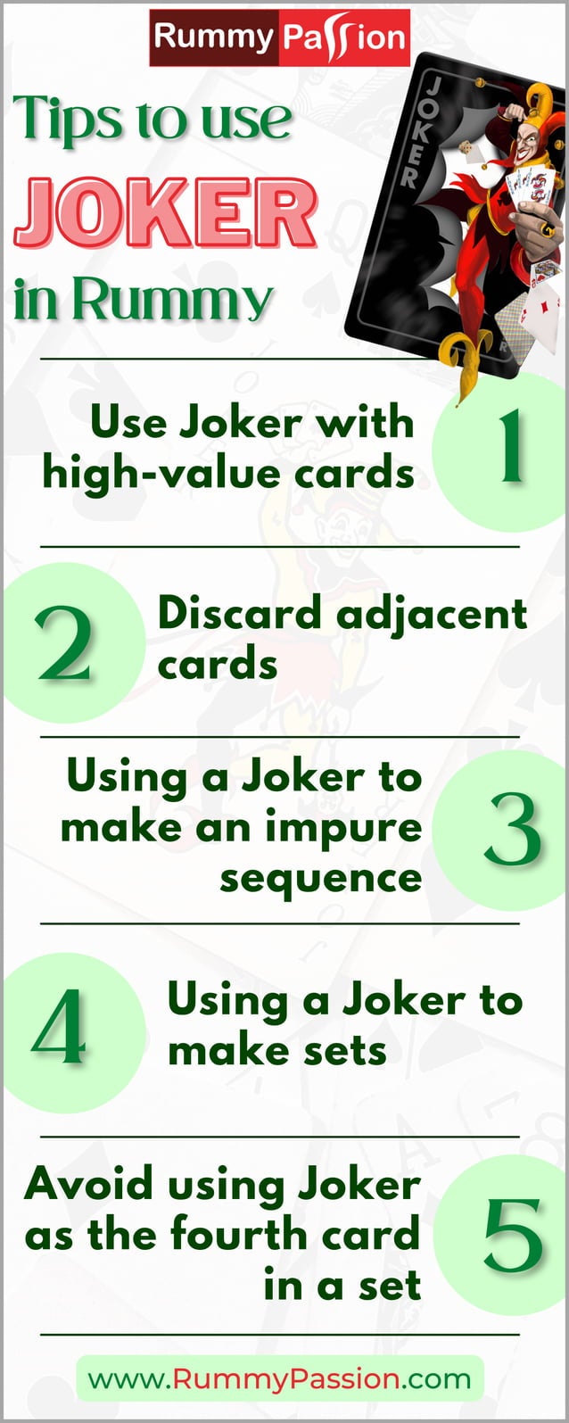 Tips to use Joker in Rummy