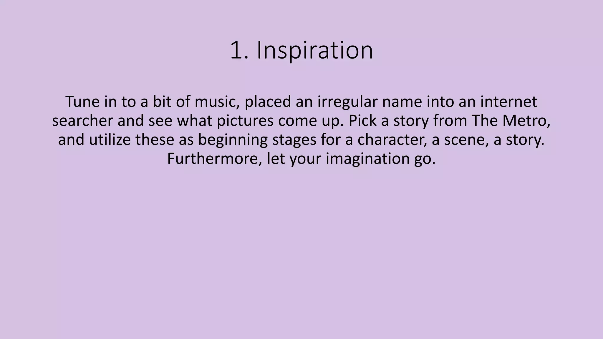 Tips to write scripts | PPT