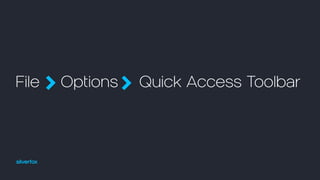 PowerPoint Quick Access Toolbar | PPTX
