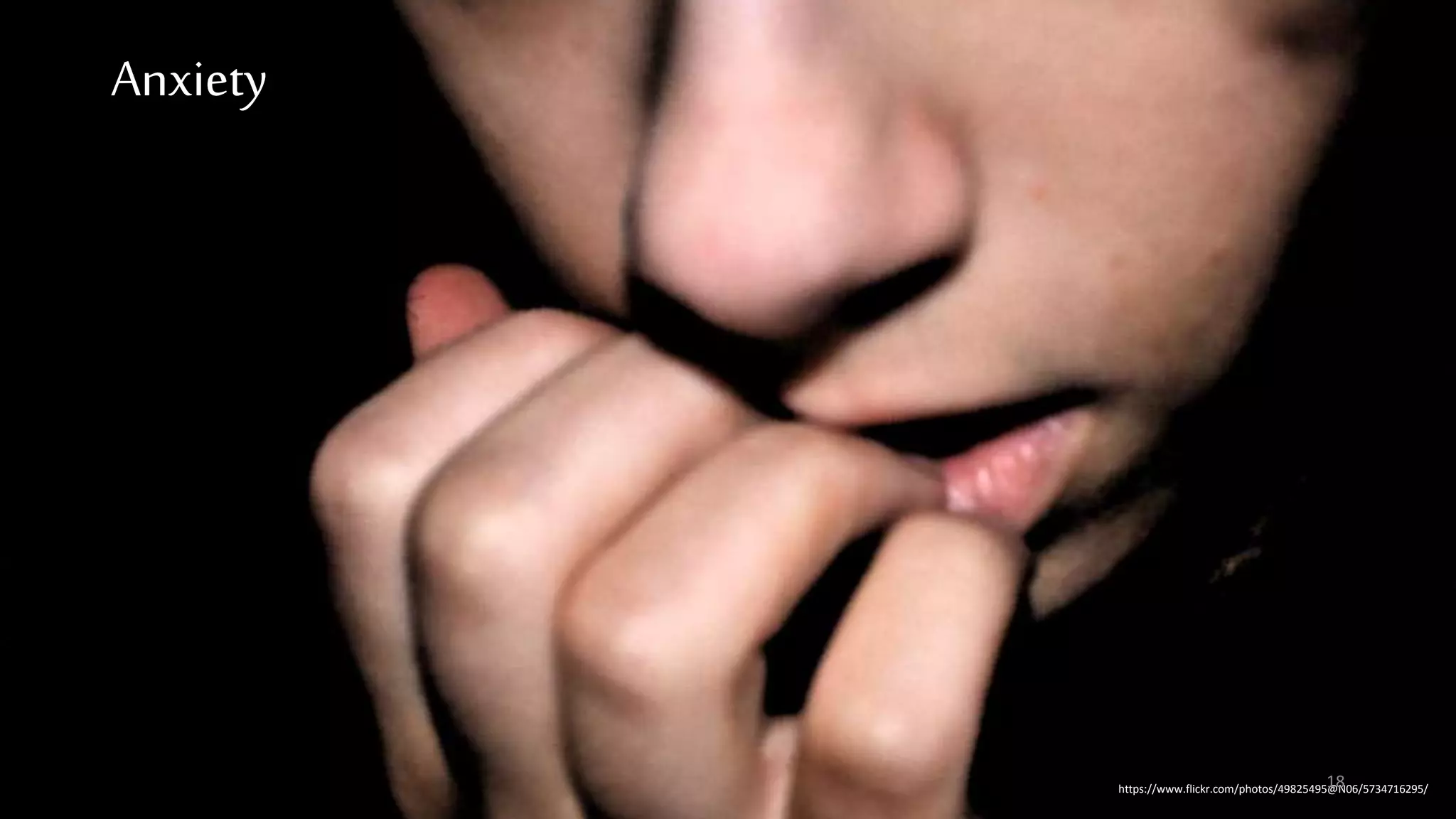 Anxiety
https://www.flickr.com/photos/49825495@N06/5734716295/18
 