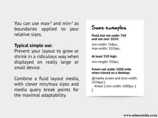 Responsive web design - tips & tricks | PPTX