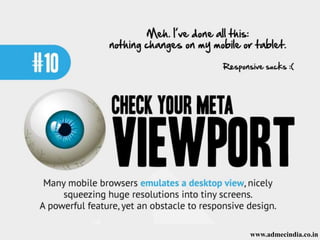 Responsive web design - tips & tricks | PPTX