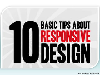 Responsive web design - tips & tricks | PPTX