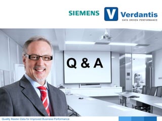 Q&A

Quality Master Data for Improved Business Performance

 