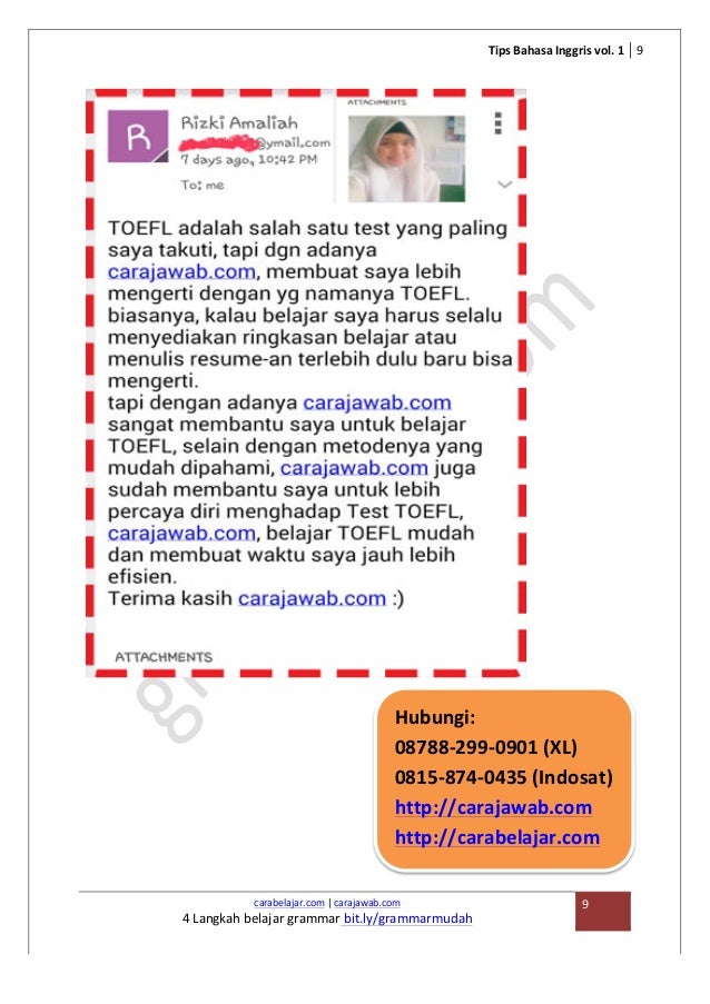 Belajar Grammar Untuk Toefl Belajar Grammar Untuk Toefl