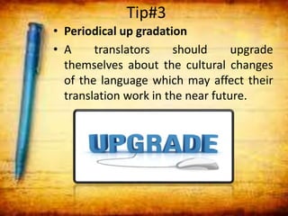 8 Tips To Become The Successful Professional Translator Pptx Career 8 Tips To Become The Successful Professional Translator Pptx Career