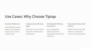Tiptap Editor – Powerful, Flexible, and Built for Modern Web Apps.pptx