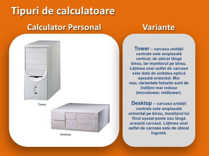 tipuri calculatoare
