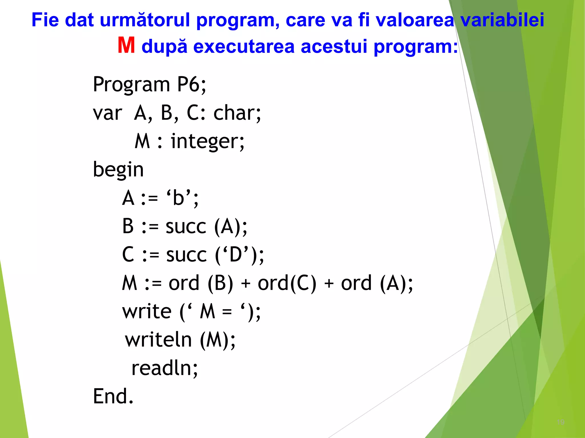 Tipuri de date simple | PPT