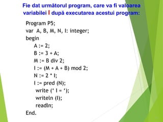 Tipuri de date simple | PPT