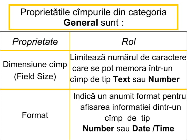 Tipuri De Date Si Proprietati | PPT