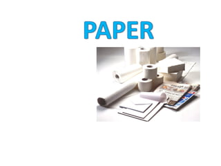 El paper és una estructura que està
feta per una base de fibres vegetals
de cel·lulosa, les quals es creuen
formant una fulla resistent i
flexible.
Aquestes fibres venen dels arbres.
 