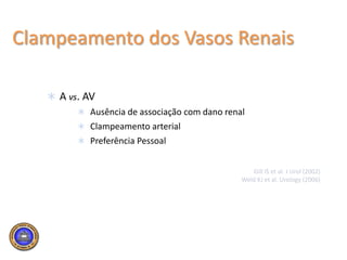 Dissecção da Lesão RenalPreservação da Gordura peri-tumoral.