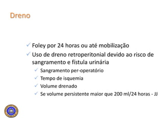 Lesões intra-renaisClampeamento dos Vasos RenaisA vs. AV