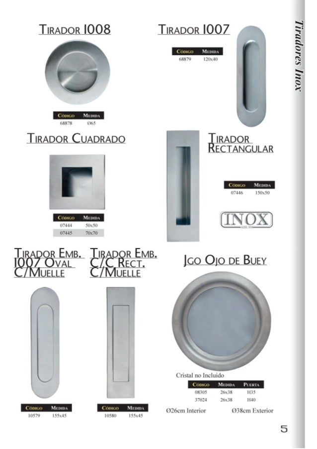 Tiradores para muebles en Herrajes de Andalucia