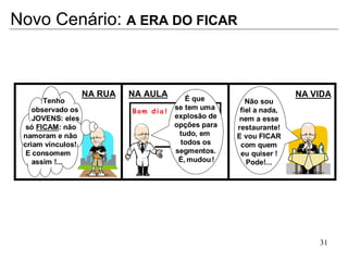 Novo Cenário:  A ERA DO FICAR   31 